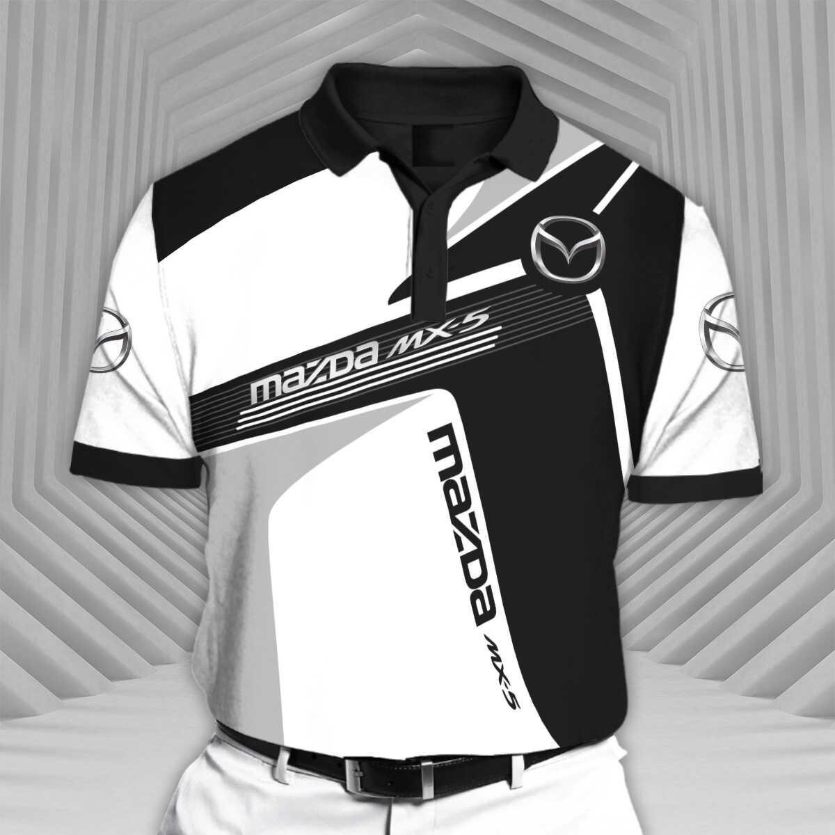 Miata-RCV1 Racing Series Short Sleeve Polo T-Shirt