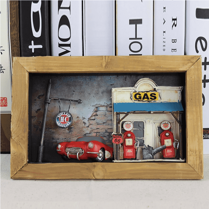 Vette Vintage 3D Shadow Box
