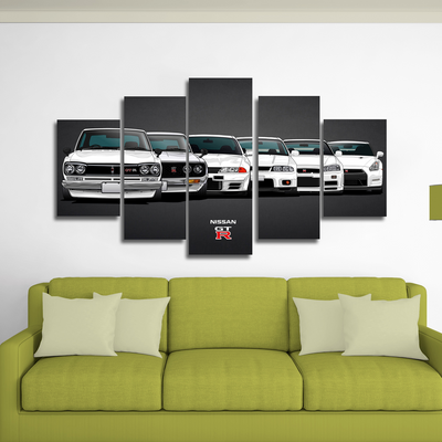 Separate Frame for Nissan Skyline / GTR Canvas Wall Art