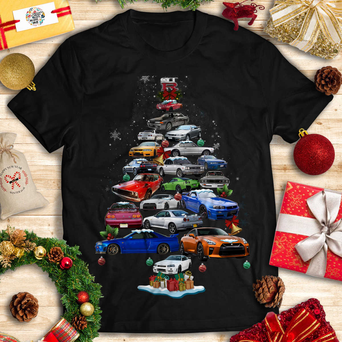 Skyline/GT-R Christmas T-shirt