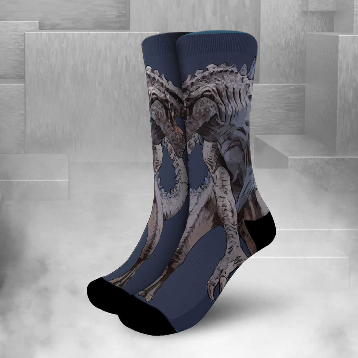 Godzilla The Salesman Socks