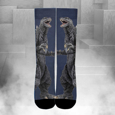 Godzilla Art Essentials Comfort Fit Crew Socks