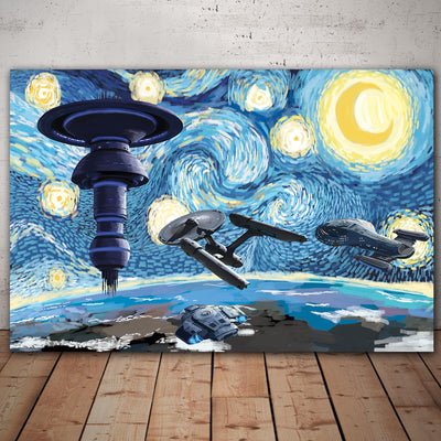 S-T Starry Night Canvas Print (new version)