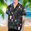 S.W Characters Collection Art Hawaiian Shirt and Beach Short