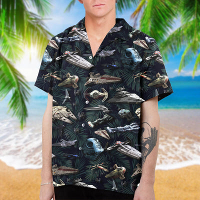 S.W Ships Collection Art Hawaiian Shirt and Beach Short
