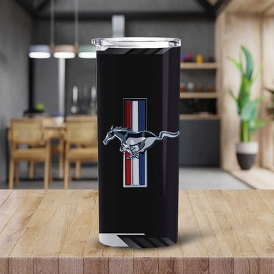 Mustang Silhouette Collection Skinny Tumbler v2