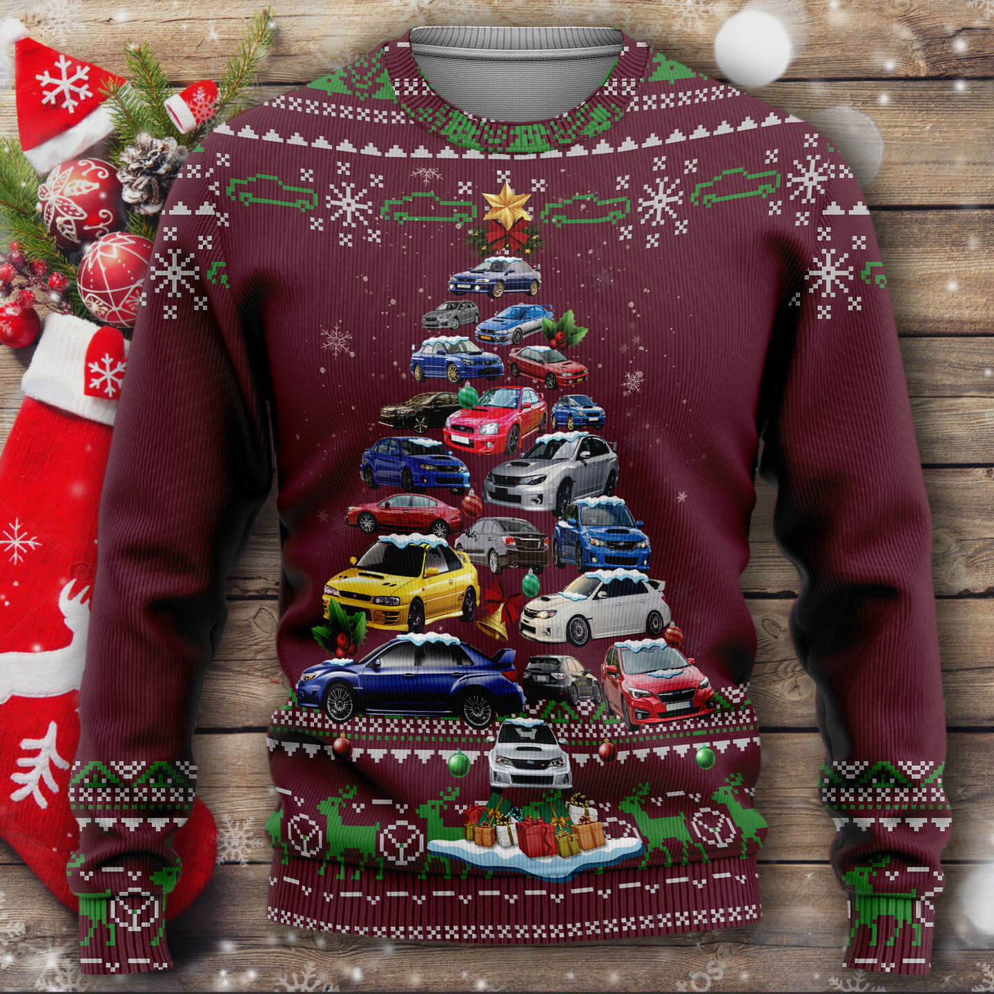 Subaru deals ugly sweater