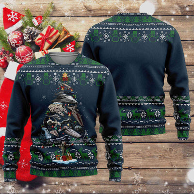 S.W Christmas Sweater - Christmas Tree From All S.W Ships
