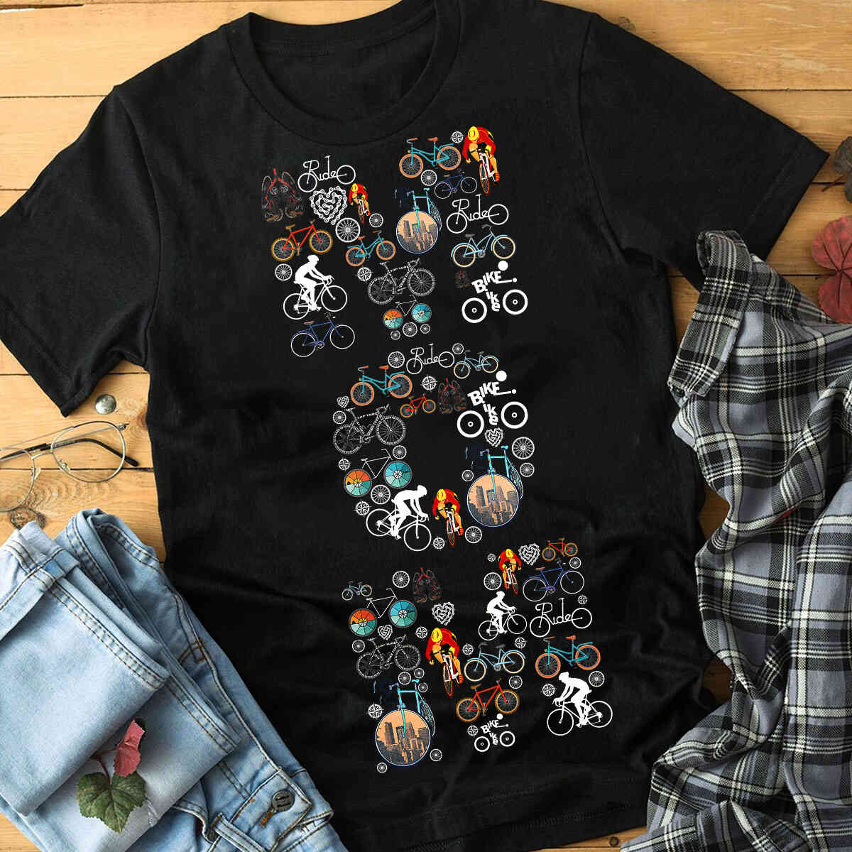 Bicycling Mom T-shirt