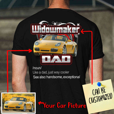Customized Dad Car Racing Art T-shirt