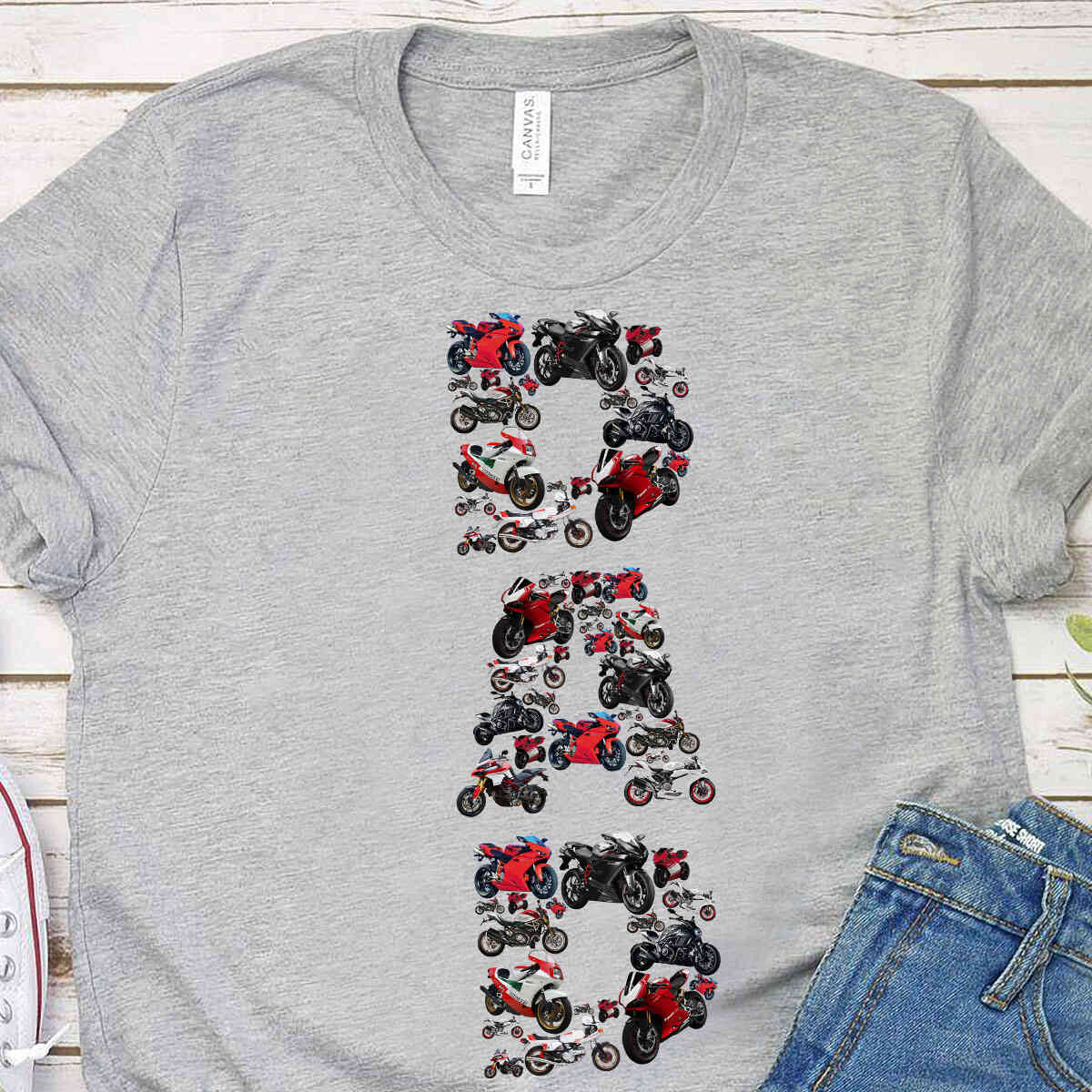 Ducati Motorcycles Dad T-shirt