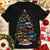 Challenger Christmas T-shirt - Christmas Tree From All Challengers (Cartoon Art)