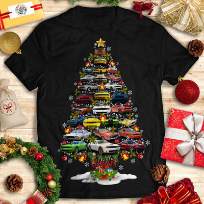 Challenger Christmas T-shirt - Christmas Tree From All Challengers