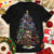 Godzilla Christmas T-shirt - Christmas Tree From All Godzillas