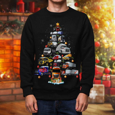 Trucker Christmas Sweatshirt