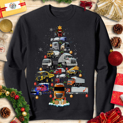 Trucker Christmas T-shirt