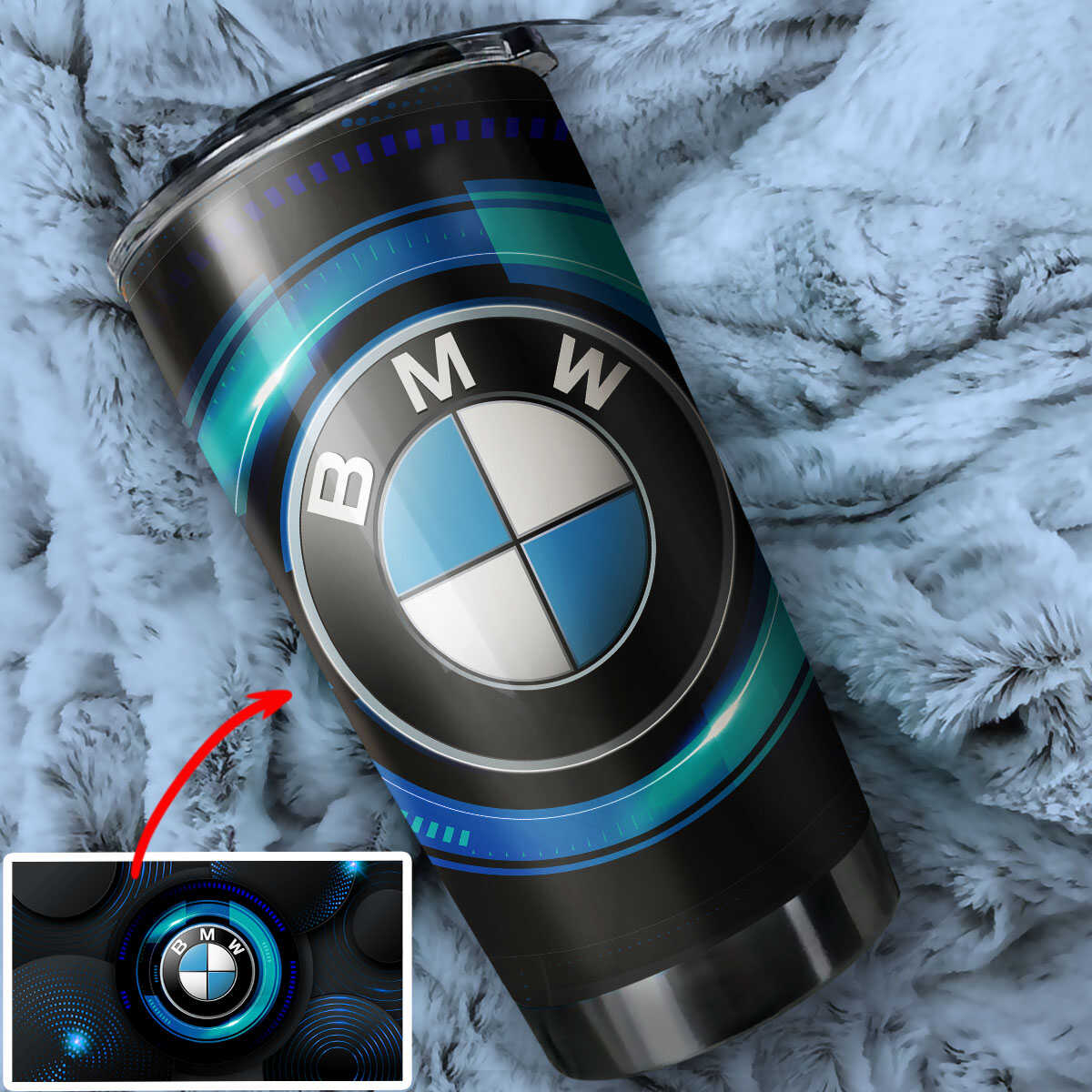 Personalized Car Tumbler - Stainless Steel Tumbler For Car Enthusiasts -  TrendySweety